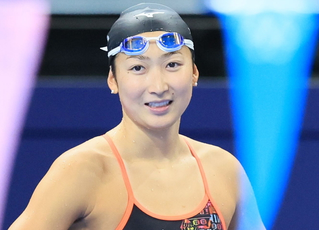 池江璃花子が世界切符！１００ｍバタで参加標準突破し２位「素直に代表権獲得できて、すごく嬉しい」　Ｖの１８歳平井とともに代表内定